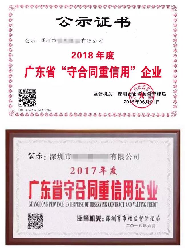 申请“守合同重信用”竟然有这么多好处